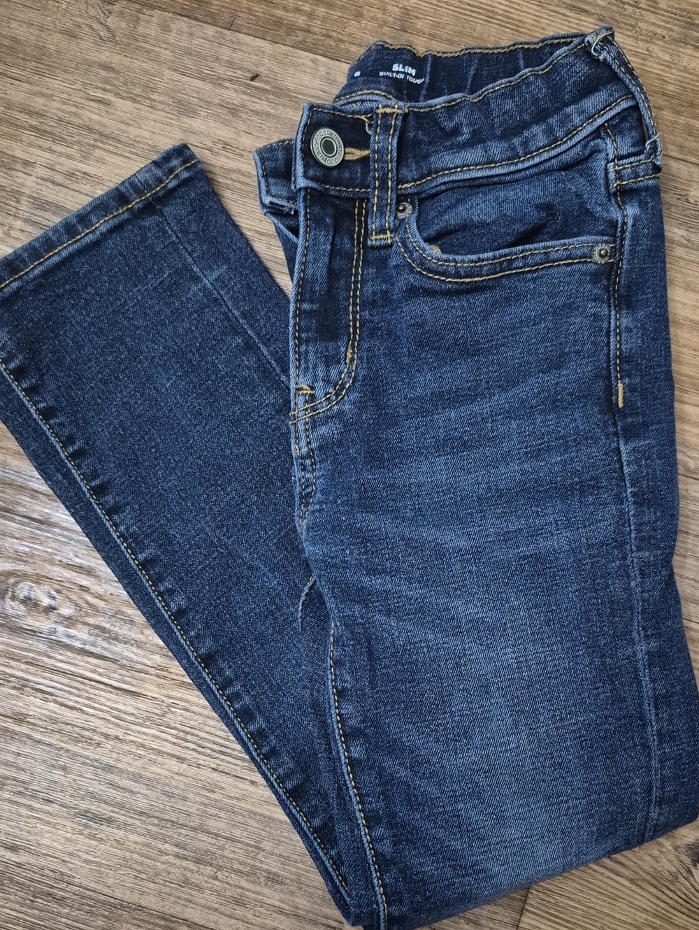 Old Navy Dark Blue Kids Slim Jeans